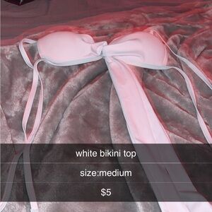 White Bikini Top